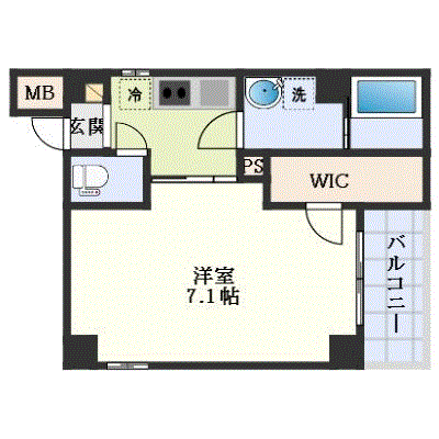 マンスリーリブマックス広島八丁堀南ライフメント★【設備充実】≪エクセレントシリーズ≫の間取り図
