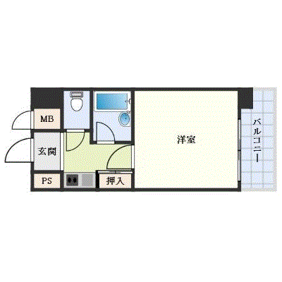 マンスリーリブマックス博多駅南フローリオ■【設備充実】≪スタンダードシリーズ≫の間取り図