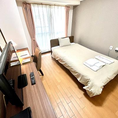 アーバンタイムス広島4-5　広電６系統舟入町駅 徒歩5分/ＪＲ山陽本線西広島駅 徒歩20分【セミダブルベット】【無料Wi-Fi】【保証人不要】の間取り図