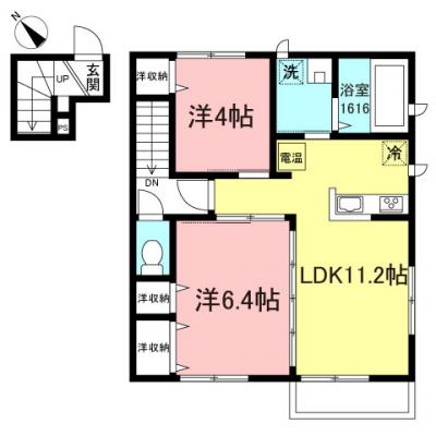 東都マンスリー　CASAdue　　【Wifi無料！バス・トイレ別！】の間取り図