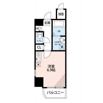   🎉50日以上のご利用で表示賃料から1,000円OFF！🎉◆パシオン大阪難波６【大阪環状線・地下鉄利用可能！セパ】の間取り図