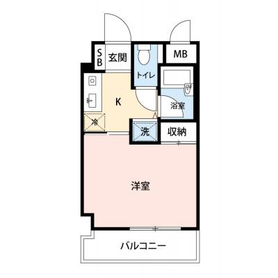 【60日以上の利用でお得🌈】【禁煙🚭/Wi-Fi無料🌐】マイナビSTAYミライエ池袋明治通り　1105の間取り図