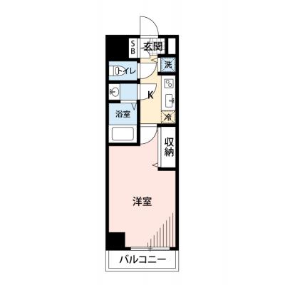 【🍡！秋の大感謝価格！🍡】【禁煙🚭/Wi-Fi無料🌐】マイナビSTAY高輪ゲートウェイ　602の間取り図