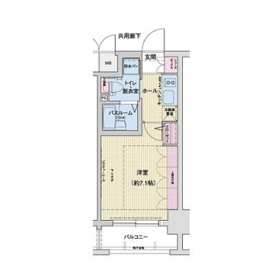 【大井町駅　徒歩4分】◇EP品川サウスヒルズ◇⑦【ＮＥＴ利用可・ペット飼育相談可・２口ガスコンロ・温水洗浄便座・浴室暖房乾燥機！】の間取り図