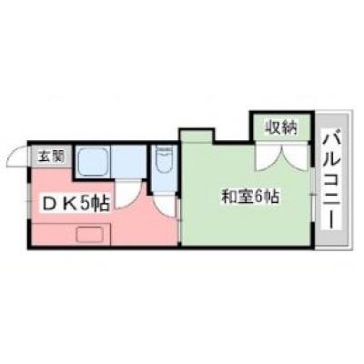 アザミウィークリー松山築山の間取り図