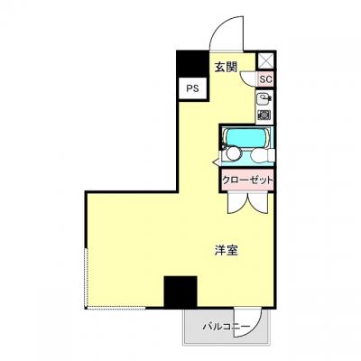 🚃✨【2沿線利用可🌟】Wi-Fi付👩‍💻コンビニスーパーも近い便利物件🎉♥️♥️の間取り図