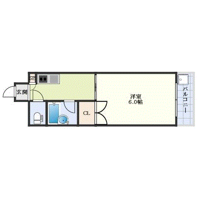 グッドステイ九条駅西ドゥワン★【ベーシック・設備充実】の間取り図