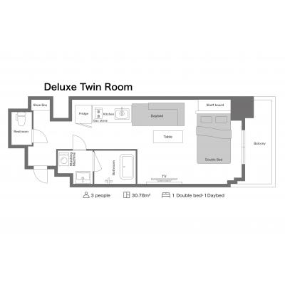住一　浅草2号店　Cタイプの間取り図