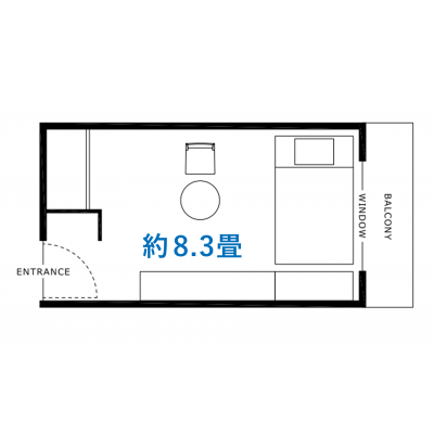 《すぐご案内可能》無印良品監修！サウナ付レジデンス［goodroom residence 保土ケ谷］（310）の間取り図
