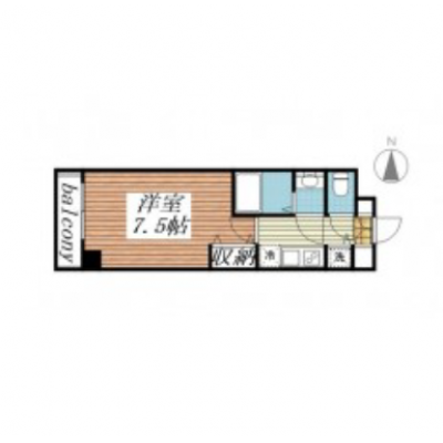 【🍂!期間限定ほっと価格！🍂】【禁煙🚭】マイナビSTAYミライエ芝大門　404の間取り図