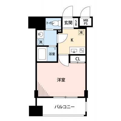 【✨🌅❄年末年始大感謝祭❄🌅✨】【禁煙🚭】マイナビSTAY博多呉服町　1206の間取り図