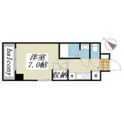 【🍡！秋の大感謝価格！🍡】【禁煙🚭】マイナビSTAY勝どき　607の間取り図