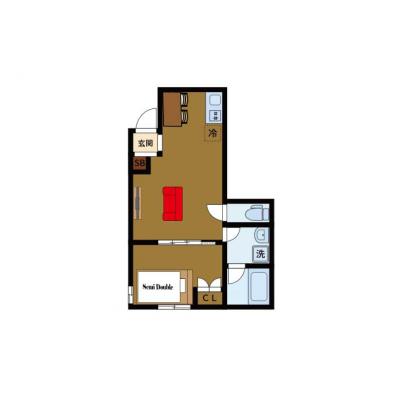 BraTTo方南町【短期カラ長期マデOK🌟】1週間から柔軟に利用可能👐の間取り図