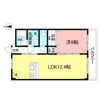 東都マンスリー　ウエルス狛江の間取り図