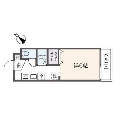 東都マンスリー　グランレジデンス南平の間取り図
