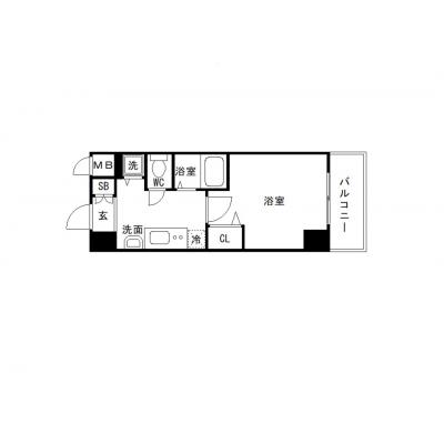 OneLife天神橋筋八丁目【▼オートロック付、室内見学可（※空室状況により、応相談）】の間取り図