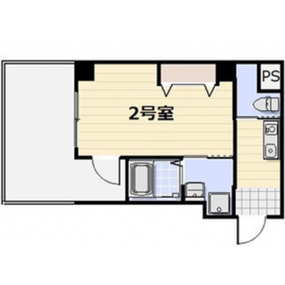 FRマンスリー心斎橋　★『心斎橋』駅まで徒歩8分★　★広さ27.6㎡★　の間取り図