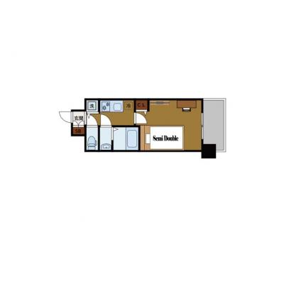 BraTTo十三リヴァー【女性向け🥰防犯設備完備で住環境良好なお部屋👍の間取り図