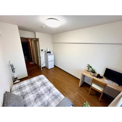 🌈【早割キャンペーン】　30日賃料１０%OFFの”先得”キャンペーン!🌈　🚃吉塚駅から徒歩５分🚃　💻無料Wi-Fi💻　イージーステイ吉塚３の間取り図