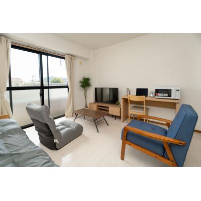 ✨沼津市役所すぐ🏢コンビニ徒歩2分✨家具家電付🏡203号室TM23の間取り図