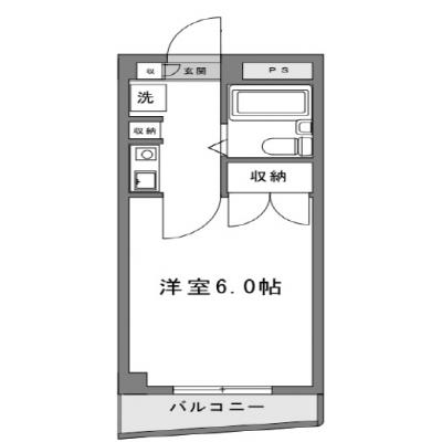 スマイズ淵野辺２５　【禁煙🚭】　☆駅から徒歩２分の最上階のお部屋☆高速無制限Wi-Fi無料でご利用可能☆の間取り図