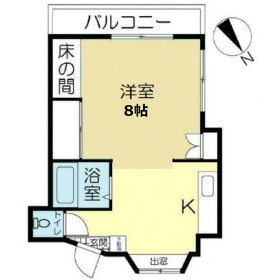 Nステイ古町の間取り図