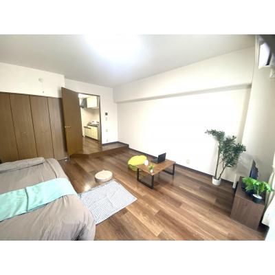 🌈新規オープンにつき賃料半額🌈✨長府駅から徒歩４分🚶‍♀️と生活利便性✨　🛜WIFI無料　🔑オートロック　🅿️駐車場有　🛁バス・トイレ別✨✨の間取り図