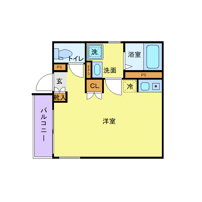 グッドステイ板橋西台・蓮根NORTHクリスタル△『禁煙ルーム・Wi-Fi無制限・独立洗面・浴室乾燥付』【ハイクラス】の間取り図