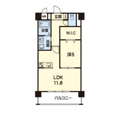シエル大津EASTの間取り図