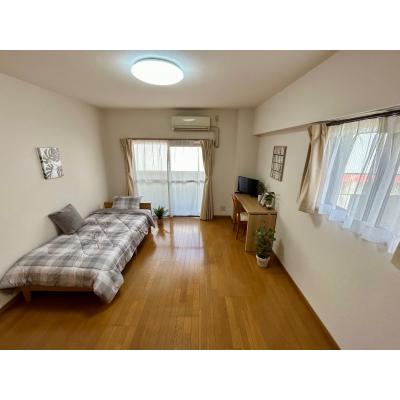 🌈新規オープンにつき賃料３０％OFF🌈　🚃箱崎駅から徒歩２分🚃　💻無料Wi-Fi💻　イージーステイ箱崎２の間取り図