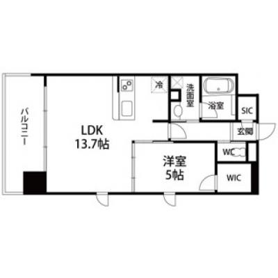 YM_ペアレス仙台銀杏坂【新品消耗品セット＆新品寝具・タオルセット設置】の間取り図