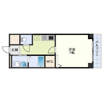 マンスリーリブマックス西明石南町エイチツー▲【設備充実】≪エクセレントシリーズ≫の間取り図