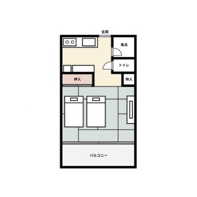 アザミ白浜ビル203の間取り図