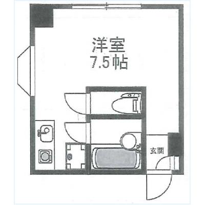 【✨🏰阪和線三国ケ丘駅まで徒歩10分】通勤・生活至便🏰✨♪家具家電付き🎏の間取り図