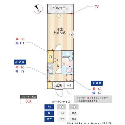 GTNStay大井町Ⅰ(メインステージ大井町)の間取り図
