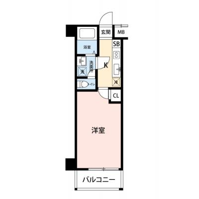 【✨🎁12月入居限定SALE🎁✨】【禁煙🚭/Wi-Fi無料🌐】マイナビSTAYトワイライトヒルズ博多筑紫通り　703の間取り図