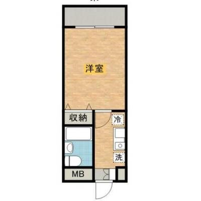 ダイアパレス宮崎県病院前の間取り図