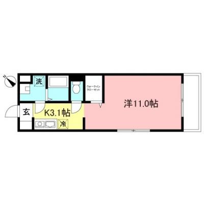 東都マンスリ－　ラフィーネ上祖師谷の間取り図