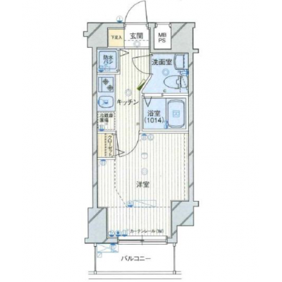 【🎍年末年始大感謝祭🎍】【禁煙🚭】マイナビSTAY門前仲町永代橋　1202の間取り図