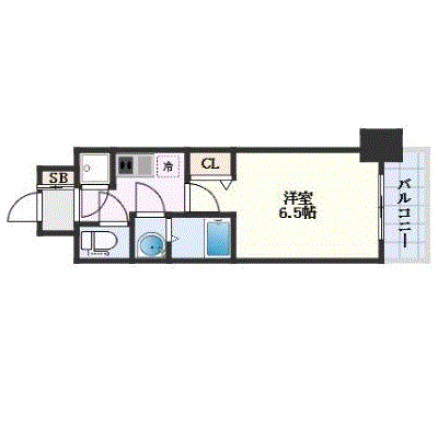 グッドステイ京橋駅北クロス■【ペット・ハイクラス・設備充実】の間取り図