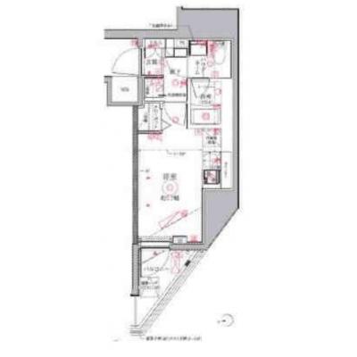 【🍂!期間限定ほっと価格！🍂】【禁煙🚭/Wi-Fi無料🌐】マイナビSTAYモンターニュ川口　302の間取り図