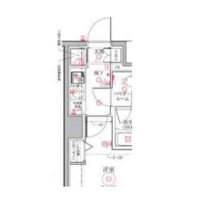 【🍂!期間限定ほっと価格！🍂】【禁煙🚭/Wi-Fi無料🌐】マイナビSTAYモンターニュ川口　401の間取り図