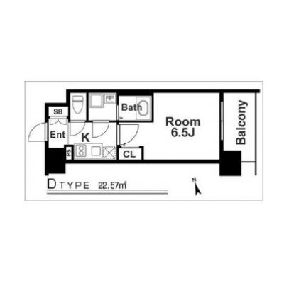 GTNStay梅田NorthⅠ(エスリード梅田グレイス) 　916の間取り図