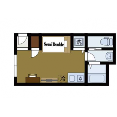 BraTTo祇園八坂ムーン【ビジネスマン向け💻】インターネット無料の駅近高設備物件👍の間取り図