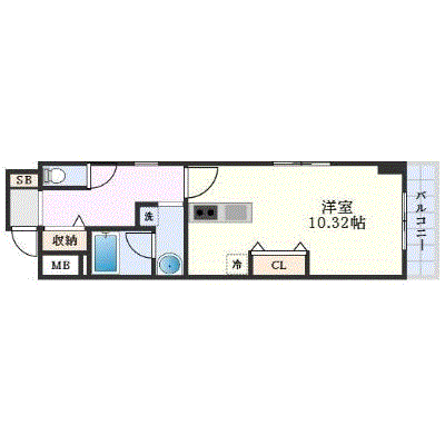 マンスリーリブマックス大手町グレースヒル●【ペット・設備充実】≪エクセレントシリーズ≫の間取り図