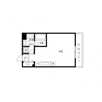 OneLife大岡山グラス【▼バストイレ別、独立洗面台、オートロック付き】の間取り図