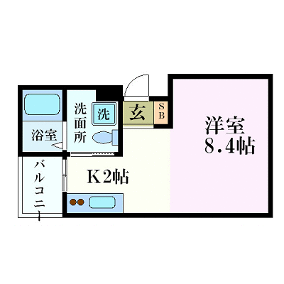 グッドステイ那覇安謝ベルアージュ※【ペット・ハイクラス・駐車場有・ネット無料】の間取り図