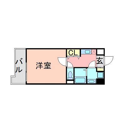 グッドステイ福岡・博多消防署通り２●【ペット・ハイクラス・NET対応】の間取り図