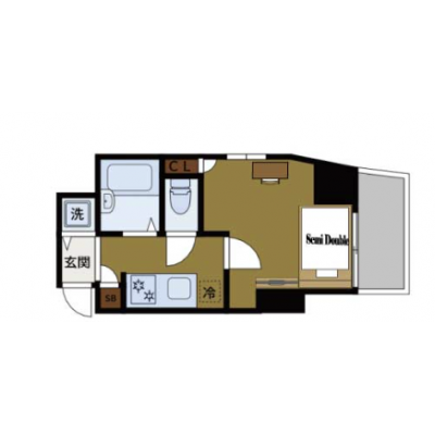 BraTTo後楽園第5【オートロックなどの防犯設備完備で禁煙タイプのお部屋👍】の間取り図