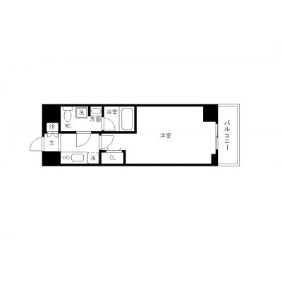 OneLife竹ノ塚ステージ【▼バストイレ別、独立洗面台、オートロック付き】の間取り図